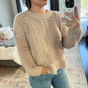 NWOT Windemere Pointelle Pullover Sweater